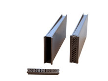 Studsfugeventil med låg grå 10 stk.